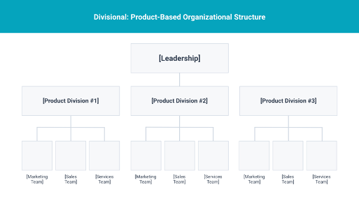 Product Based Divisional Structure