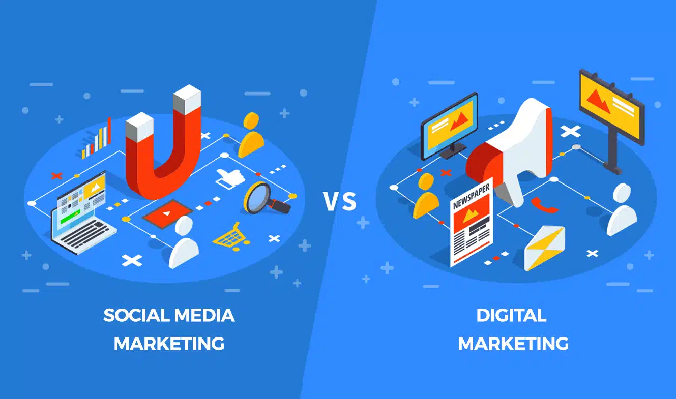 Digital Marketing vs. Social Media Marketing