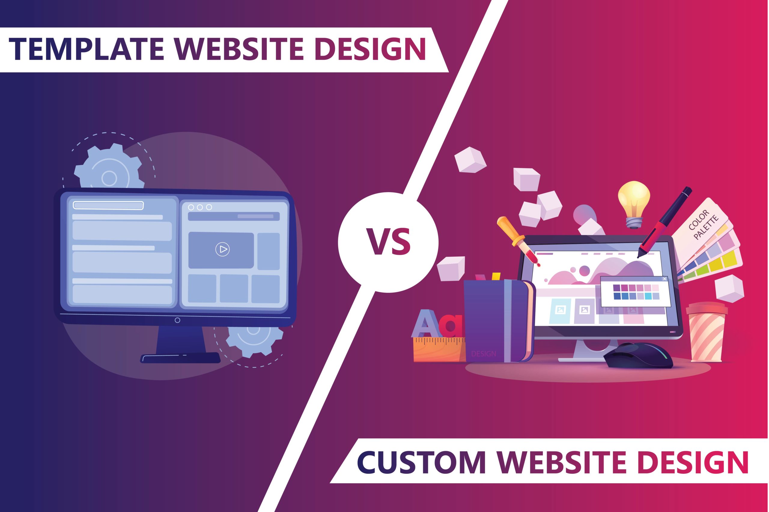Template VS Custom Website Design